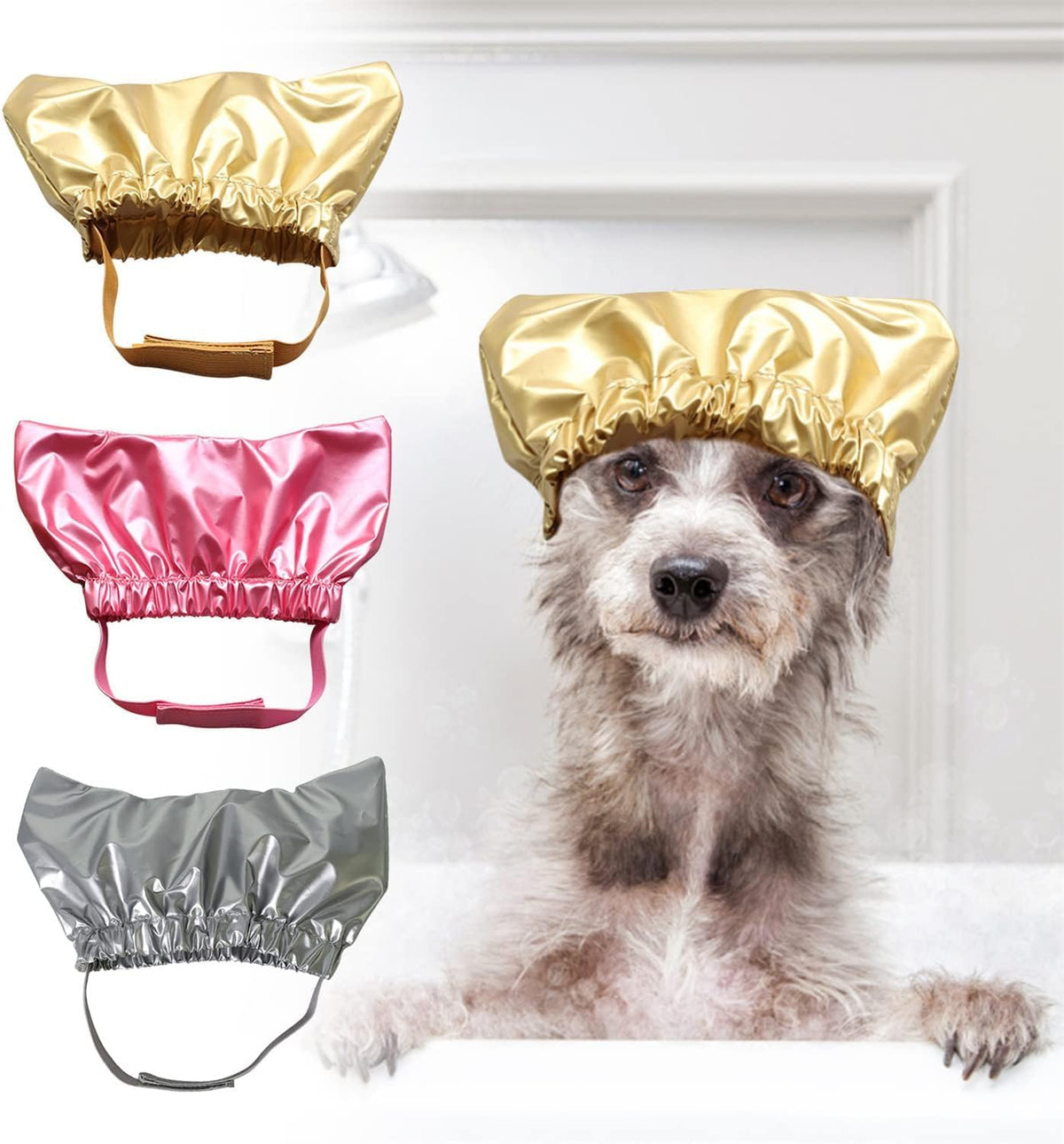 Pet Supplies Cat and Dogs Bathing Waterproof Cap (Pet Shower Caps)
